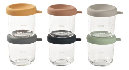 [27385001] Béaba Pot de conservation Sunrise Color mix - 6 pièces