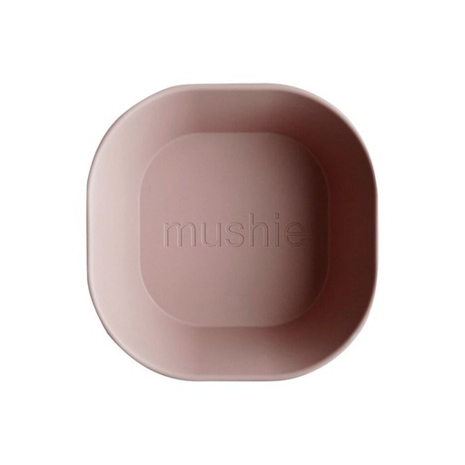 [17581301] Mushie Bol Square Dinnerware Blush - 2 pièces