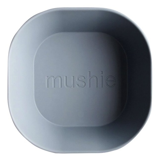 [17586401] Mushie Bol Square Dinnerware Cloud - 2 pièces
