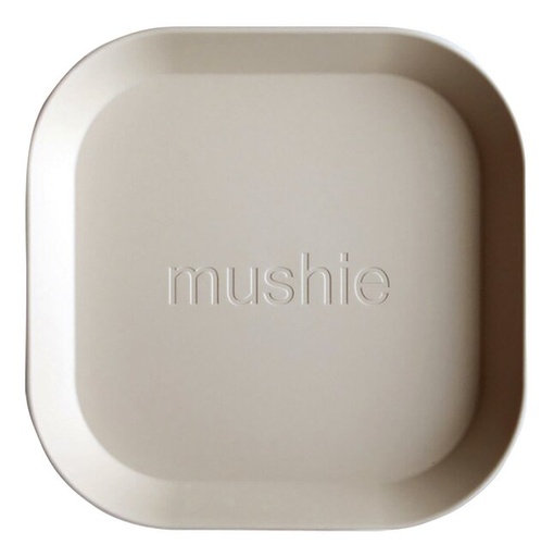 [17602901] Mushie Assiette Ivory - 2 pièces