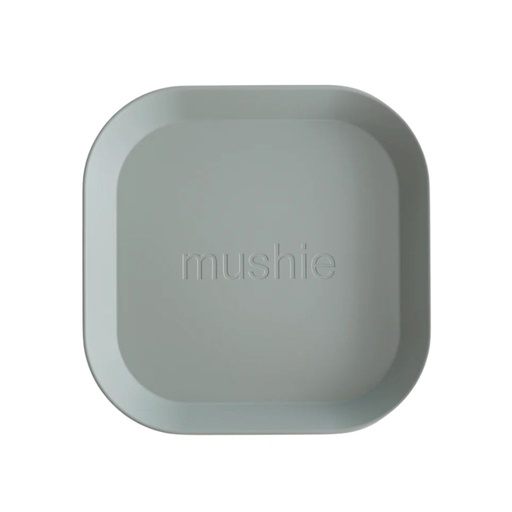 [17603401] Mushie Assiette Sage - 2 pièces