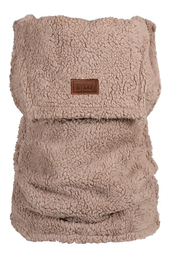 [23088801] ByKay Doublure hivernale teddy pour porte-bébé taupe