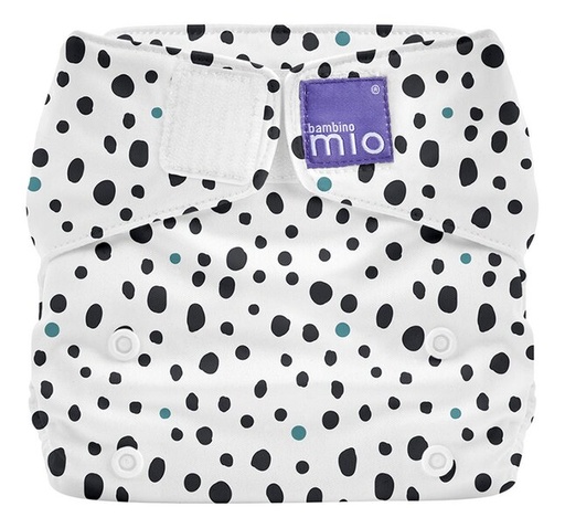[16854101] Bambino Mio Lange lavable Dalmatian Dots blanc/noir