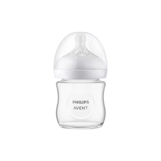 [18985901] Philips AVENT Biberon en verre Natural Response transparent 120 ml