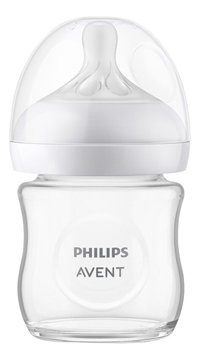 [18985901] Philips AVENT Glazen zuigfles Natural Response transparant 120 ml