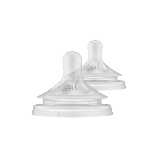 [19004801] Philips AVENT Tétine Natural Response pour aliments plus épais - 2 pièces