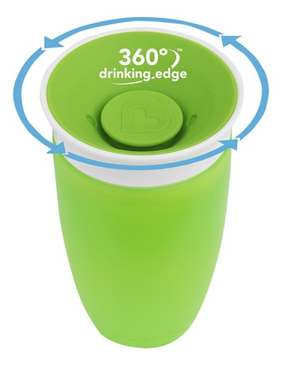 [22720801] Munchkin Drinkbeker Miracle 360° 295 ml groen