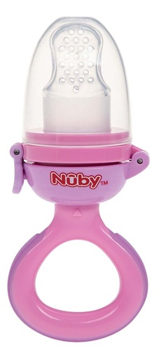 [23909701] Nûby Grignoteur en silicone rose
