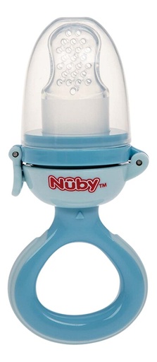 [23909801] Nûby Grignoteur en silicone bleu
