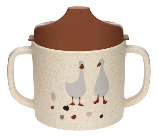 [12739601] Lässig Gobelet d'apprentissage à bec dur Tiny Farmer Goose Nature