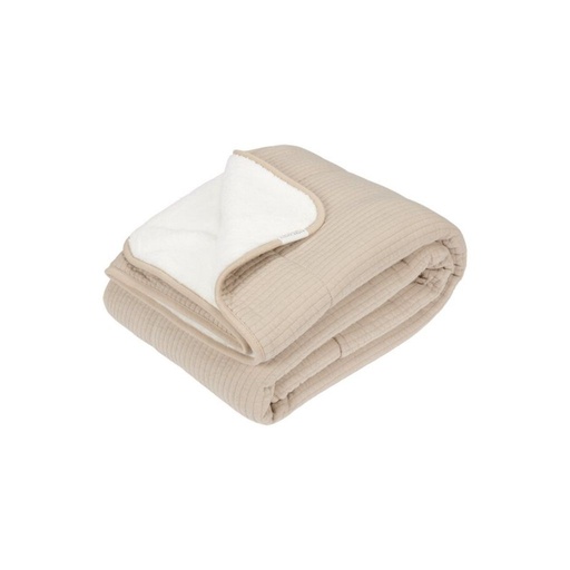 [26765901] Little Dutch Couverture pour berceau ou parc Pure beige