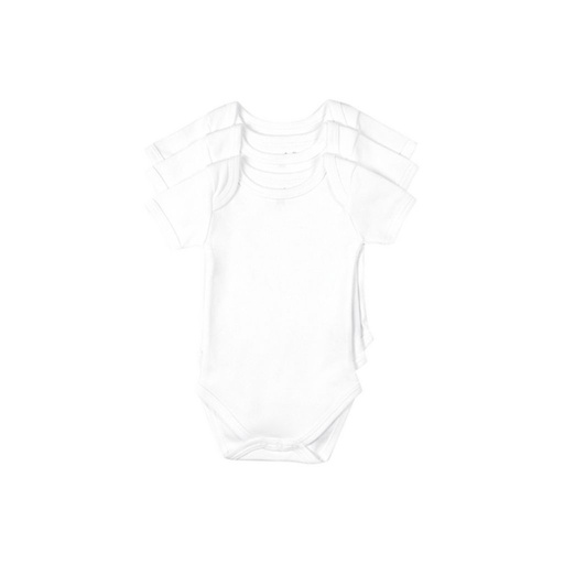Dreambee Body met korte mouwen Essentials Off White - 3 stuks
