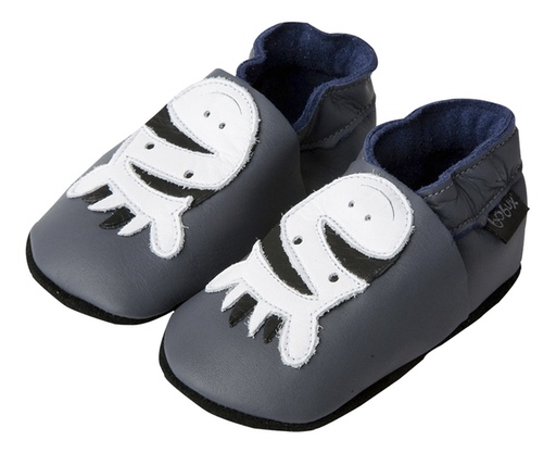[1250901] Bobux Chaussures Soft sole Zèbre grey