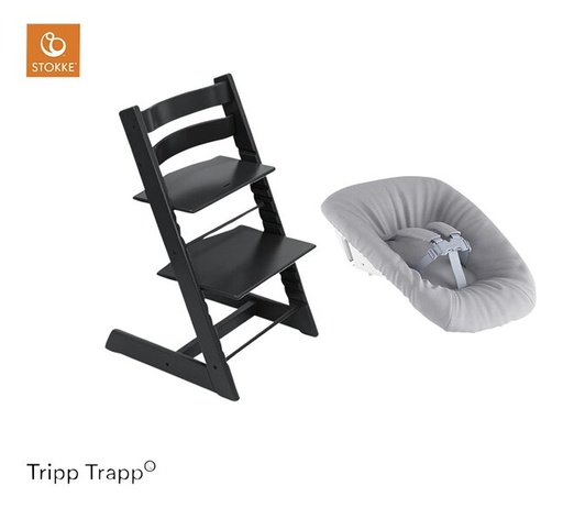 [17245301] Stokke® Chaise haute Tripp Trapp® Newborn Bundle noir