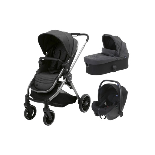 [27440001] Chicco Poussette 4 en 1 Trio Best Friend Pro - Kory  Pirate Black